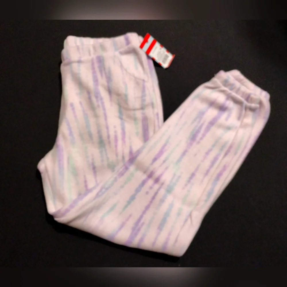 Girls XL PLUS 14 / 16 Fleece Joggers PJ Bottoms Pants NEW Cat & Jack - Picture 2 of 12